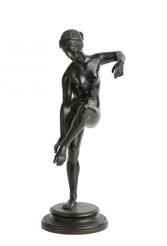Grand Tour Bronze Figure of Aphrodite, 19thc.