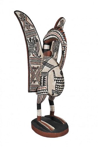 African Senufo Hornbill Sculpture, West Africa