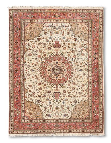 A Persian Tabriz Sherkat area rug