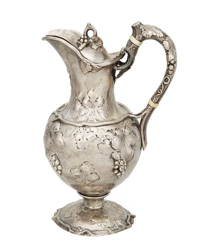 A Tiffany & Co. sterling silver claret jug