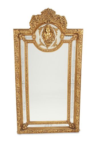 A pair of Italian Neoclassical-style mirrors