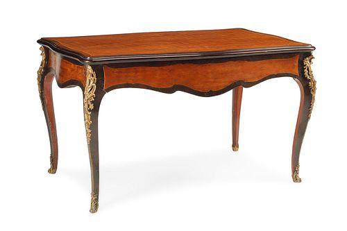 A French parquetry salon table