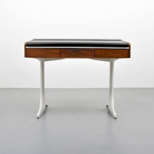 Rare George Nelson Rosewood Roll-Top Desk