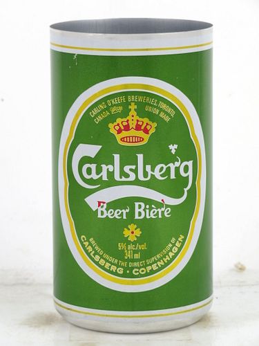 1978 Carlsberg Beer 12oz Tab Top Can Toronto, Canada