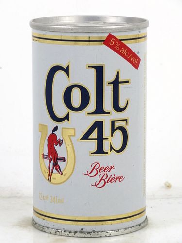 1977 Colt 45 Beer Carling Toronto Canada 12oz Tab Top Can , 