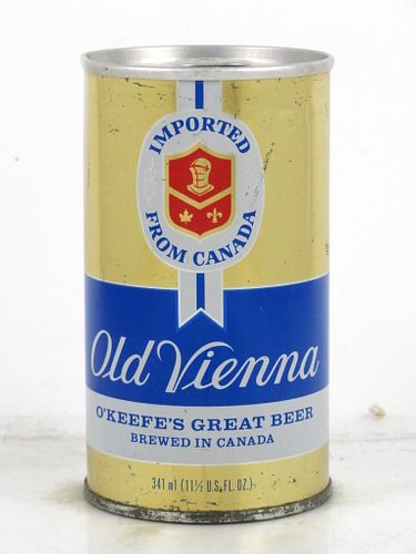 1975 Old Vienna Beer 12oz Tab Top Can Montreal, Canada