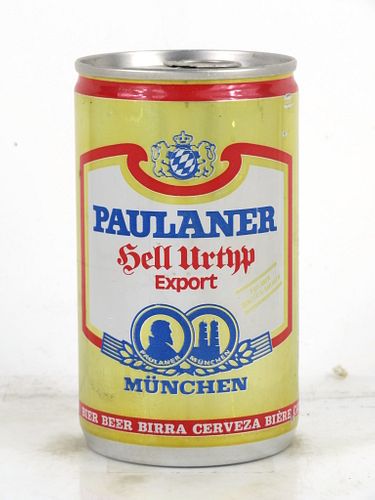 1979 Paulaner Hell Urtyp Beer 12oz Tab Top Can Munich, Germany
