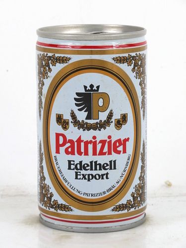 1977 Patrizier Edelhell Export Beer (tin) 12oz Tab Top Can Nürnberg, Germany