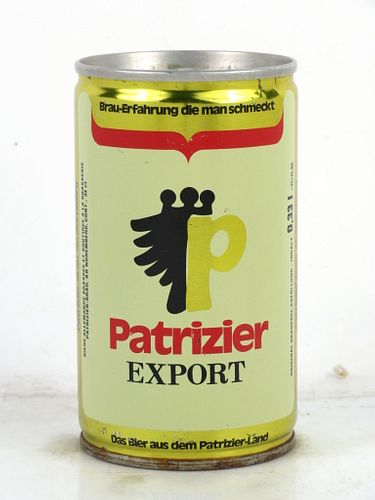 1977 Patrizier Export Beer 12oz Tab Top Can Nürnberg, Germany