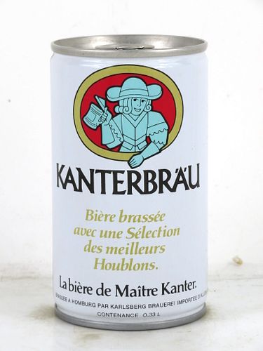 1978 Kanterbrau Beer 12oz Tab Top Can Homburg, Germany