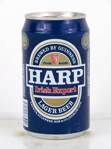 1992 Harp Export Lager Beer (Mexico Import?) 12oz Tab Top Can Dublin, Ireland