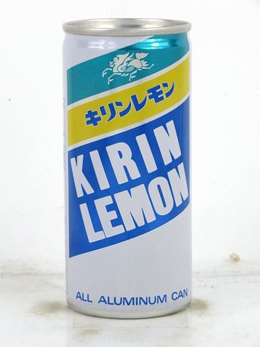 1969 Kirin Lemon Soda 10oz Tab Top Can Kyobashi, Japan