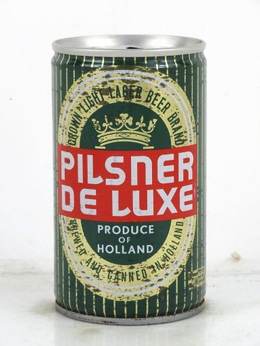 1981 Breda Pilsner De Luxe Beer 12oz Tab Top Can Breda, Netherlands