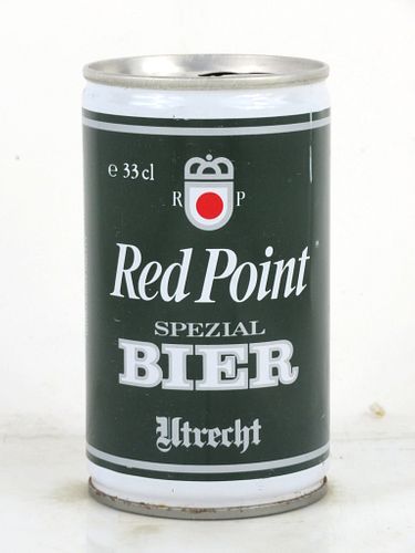 1980 Red Point Beer (Export to Italy) 12oz Tab Top Can Rotterdam, Netherlands