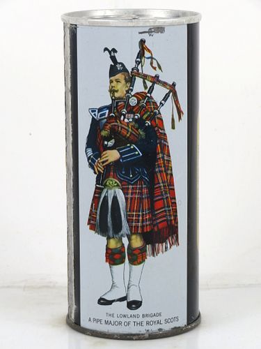 1969 Piper Export Ale "Pipe Major Royal Scots Lowland Brigade" 15½oz Tab Top Can Glasgow, Scotland