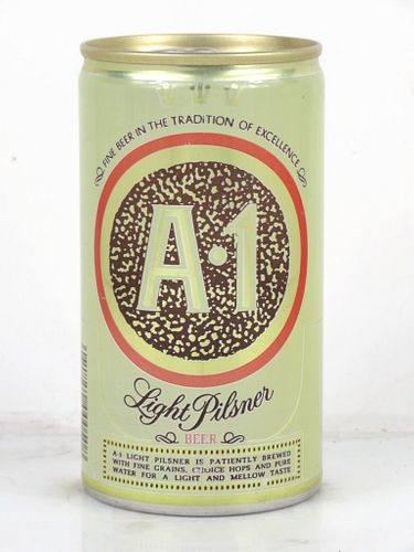 1974 A-1 Light Pilsner Beer 12oz Tab Top Can T35-21 Phoenix, Arizona