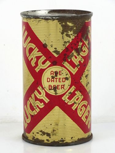 1952 Lucky Lager Beer 12oz Flat Top Can 93-17 San Francisco, California