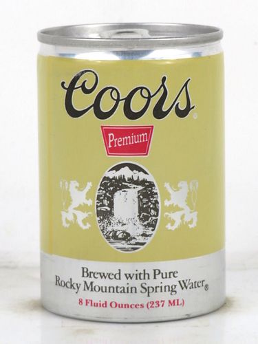 1980 Coors Banquet Beer 7oz 7 to 8oz Can T28-15 Golden, Colorado