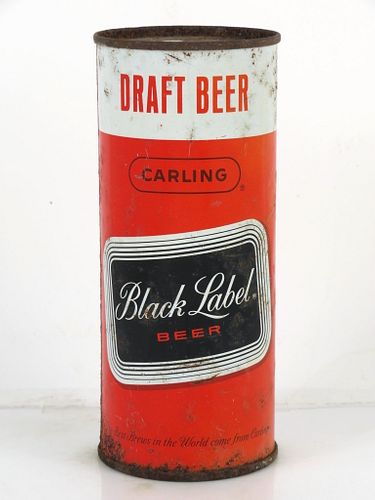 1964 Black Label Draft Beer 16oz One Pint Tab Top Can T140-08 Atlanta, Georgia
