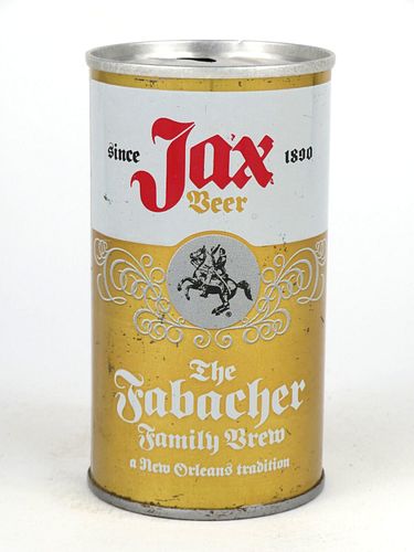 1968 Jax Beer 12oz Tab Top Can T83-11 New Orleans, Louisiana