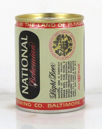 1970 National Bohemian Light Beer 8oz 7 to 8oz Can T29-04 Baltimore, Maryland