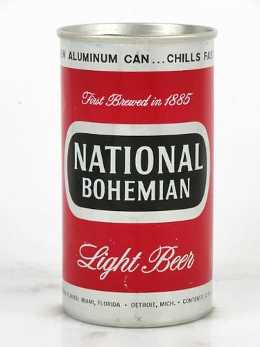 1964 National Bohemian Light Beer 12oz Tab Top Can T96-30 Baltimore, Maryland