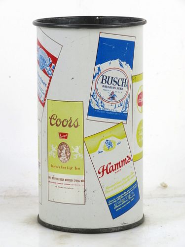 1970 Various Labels Beer Can Cup