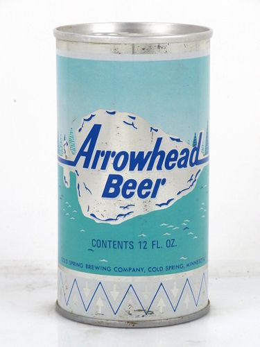 1973 Arrowhead Beer 12oz Tab Top Can T35-35 Cold Spring, Minnesota