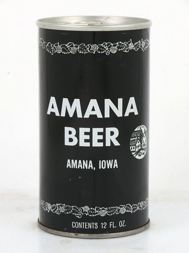 1974 Amana Beer 12oz Tab Top Can T33-12 Cold Spring, Minnesota