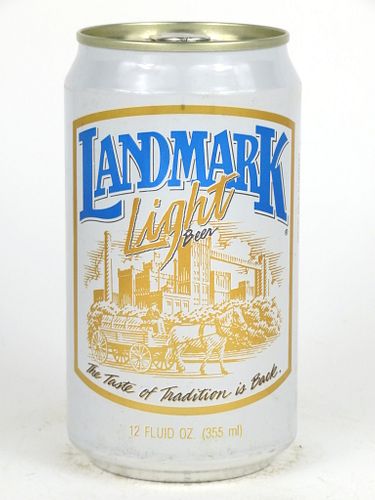1990 Landmark Light Beer 12oz Tab Top Can Unpictured. Minneapolis, Minnesota