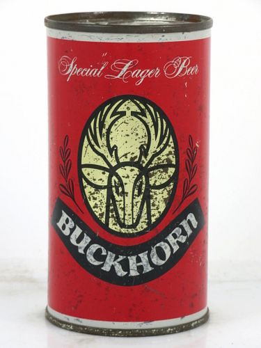 1961 Buckhorn Beer 12oz Flat Top Can 43-16 Saint Paul, Minnesota