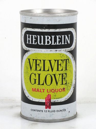 1968 Heublein Velvet Glove Malt Liquor 12oz Tab Top Can T76-03 Saint Paul, Minnesota