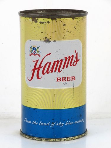 1958 Hamm's Beer 12oz Flat Top Can 79-21.1 Saint Paul, Minnesota