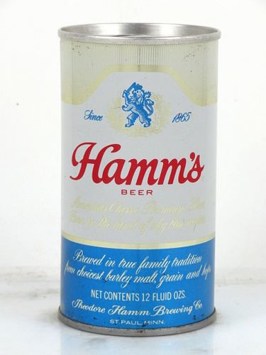 1969 Hamm's Beer 12oz Tab Top Can T73-03 Saint Paul, Minnesota