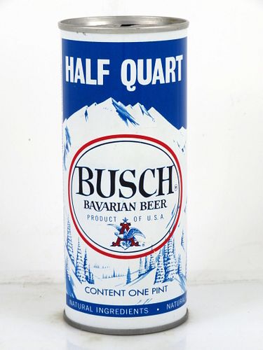 1973 Busch Bavarian Beer 12oz Tab Top Can T146-12 Saint Louis, Missouri