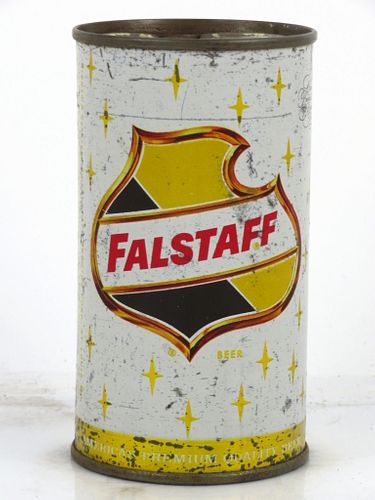 1960 Falstaff Beer 12oz Flat Top Can 62-09 Saint Louis, Missouri