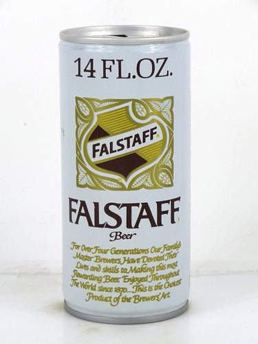 1969 Falstaff Beer 14oz Tab Top Can T150-17 Saint Louis, Missouri