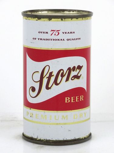 1955 Storz Beer 12oz Flat Top Can 137-20.2 Omaha, Nebraska