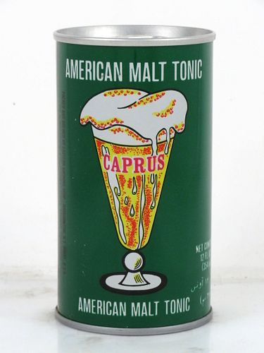 1986 Caprus American Malt Tonic 12oz Tab Top Can T54-01 Hammonton, New Jersey