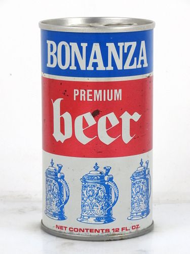 1970 Bonanza Premium Beer 12oz Tab Top Can T44-35 Hammonton, New Jersey