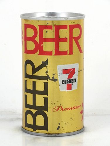1967 Seven-11 Premium Beer 12oz Tab Top Can T124-03 Newark, New Jersey