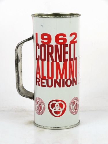 1965 1962 Cornell Alumni Reunion 16oz One Pint Tab Top Can T218-02 Newark, New Jersey