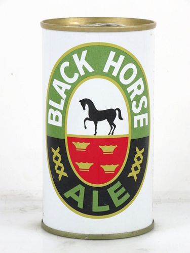 1973 Black Horse Ale 12oz Tab Top Can T40-33 Trenton, New Jersey