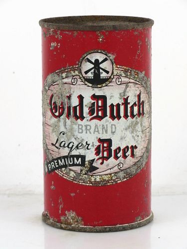 1959 Old Dutch Lager Beer 12oz Flat Top Can 105-39.2 Trenton, New Jersey
