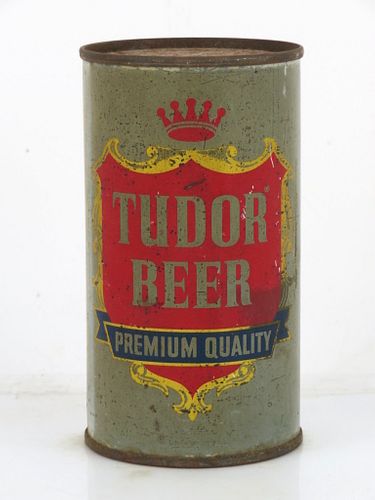 1958 Tudor Beer 12oz Flat Top Can 141-03.2b Trenton, New Jersey