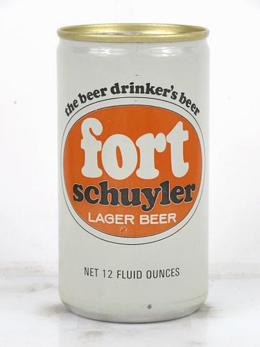 1979 Fort Schuyler Lager Beer 12oz Tab Top Can 65-Unpictured. Utica, New York