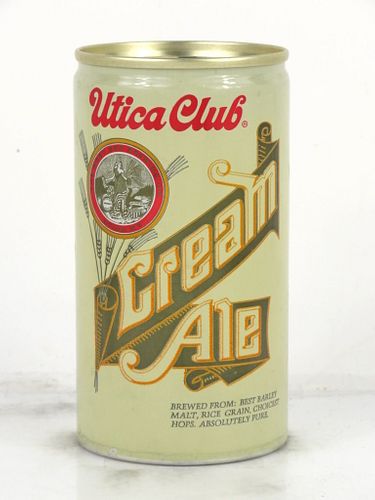 1974 Utica Club Cream Ale 12oz Tab Top Can T132-20 Utica, New York