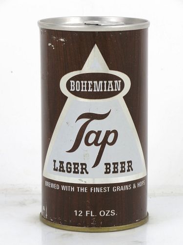 1969 Bohemian Tap Lager Beer 12oz Tab Top Can T44-32 Cincinnati, Ohio