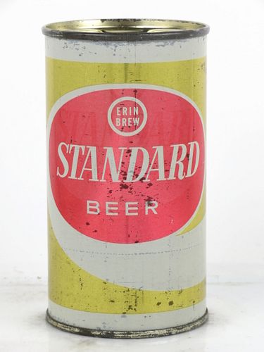 1957 Standard Erin Brew Beer 12oz Flat Top Can 135-37.2 Cleveland, Ohio