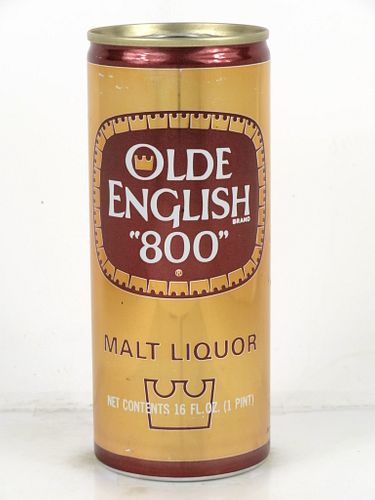 1975 Olde English 800 Malt Liquor 16oz One Pint Tab Top Can T160-06 Portland, Oregon